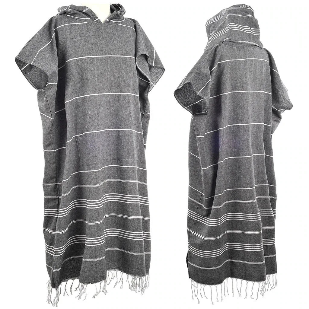 Turkish Towel Poncho With Terry Cloth 