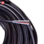 Cable Pvc Sheathed Silicone High Voltage Cable 4 Core Flexible High Voltage Silicone Rubber Cable With PVC Sheathed