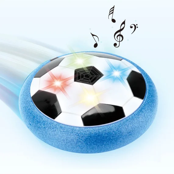 2022 new toys Soccer Ball Battery operated Air Floating ball with LED Light Music and Soft Foam Bumper for Kids Indoor Outdoor