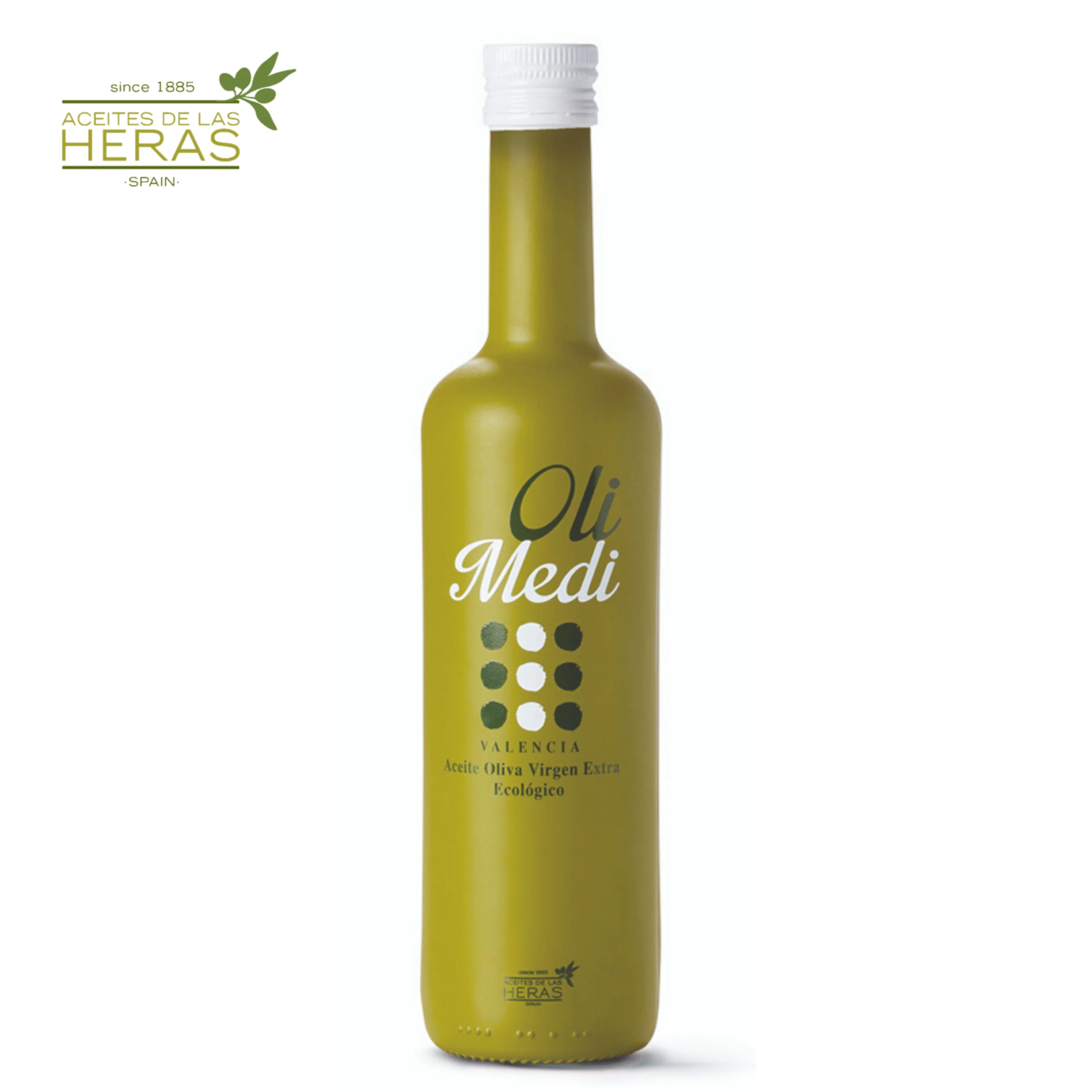 Olimedi - Organic Extra Virgin Olive Oil - 500 ml Glass Bottle - 100% Natural Organic EVOO from Spain