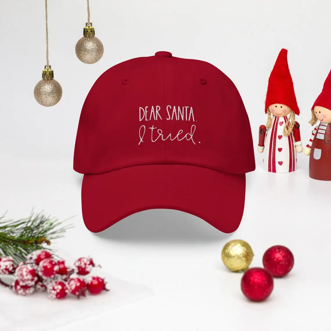 christmas dad hat