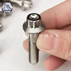 Titanium Fasteners Titanium Gr5 Alloy Bolts 12 Points Flange Screws Titanium Fasteners M8 M10