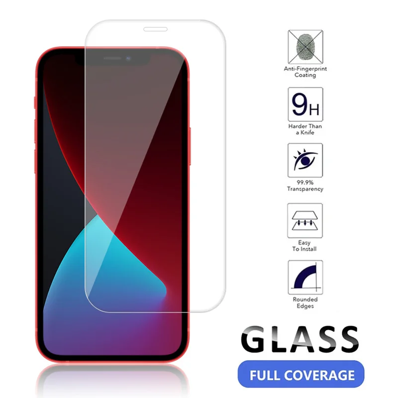Factory 9H 2.5D Curved Tempered Glass Screen Protector For Iphone 13 Pro Max 12 11 X Xr Xs Max 8 7P 6