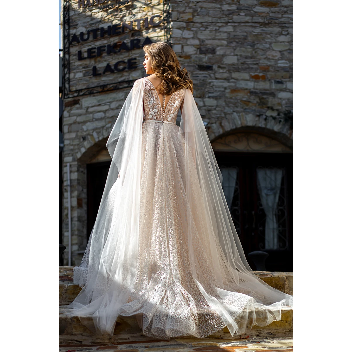 Bridal wedding gowns dress Estelavia &quot;Julie&quot; - soft lines and sharp edges, femininity and strength, tenderness and power