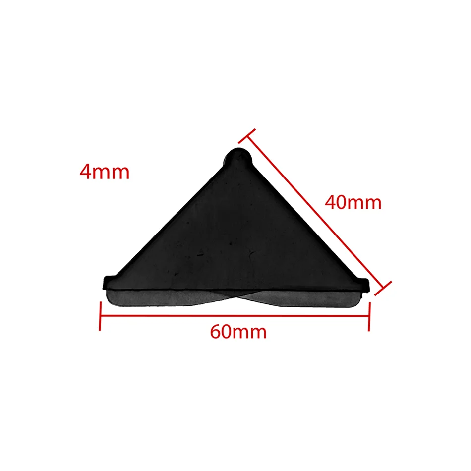 Black 4mm The 4mm Plastic Corners Will Fit Frames 3/16&quot;-1/4&quot; Deep Smooth Soft Corners Made In USA