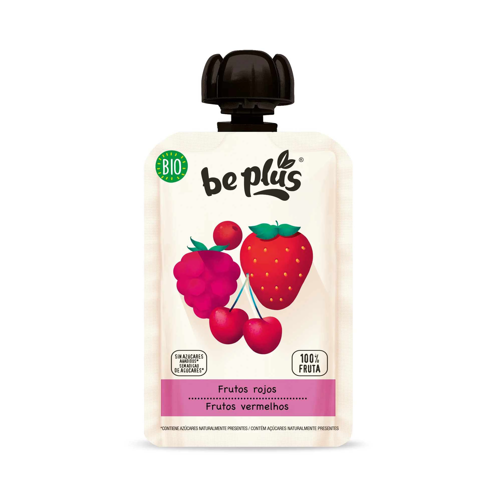 Pouch red berries  Bio - Be plus
