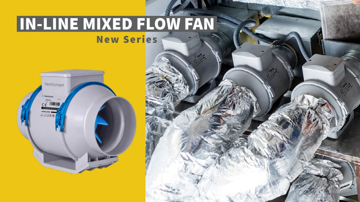 Mixed Flow Duct Fan, VE-MMF, Plastic - detail 2