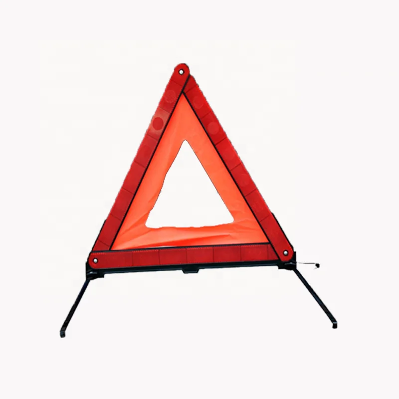 Large Reflective Warning Triangle Sign Foldable Road Emergency Car Breakdown 