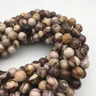 Gemstone Africa Bead Gemstone Top Quality Smooth Round Gemstone Loose Beads Africa Zebra Jasper