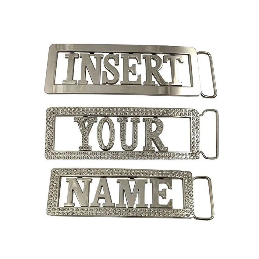 name belt buckles wholesale