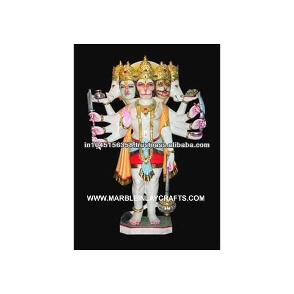 Marble Panchmukhi Hanuman Ji Statue Buy Lord Hanuman Marble Statue