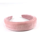 Hair Band Hair Beautiful Headband New Fashion Woman Polyester Foam Cotton Pink Sequin Hair Bands