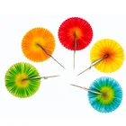 Best price wholesale bar cocktail picks flower bamboo sticks