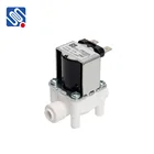 Pressure Plastic Water Electric Valves Meishuo FPD360A Plastic Food Grade 1 Way 1/4" 12v Low Pressure Solenoid Water Valve