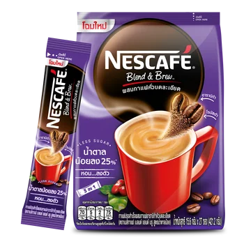 Wholesale NESCAFE BLEND and BREW Less Sugar 421.2G. Instant Coffee Product of Thailand for Export 100%