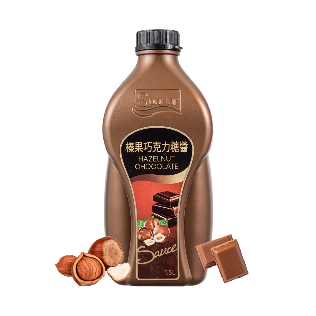 new product sparlar hazelnut chocolate sauce for