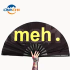 Hand Fan Fan Hand Fan Custom Printed Bamboo Large Hand Folding Fan For Promotional Gifts