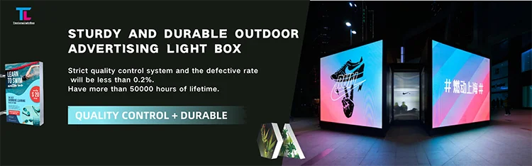 product frameless led advertising light box outdoor double sided lightbox signage-1