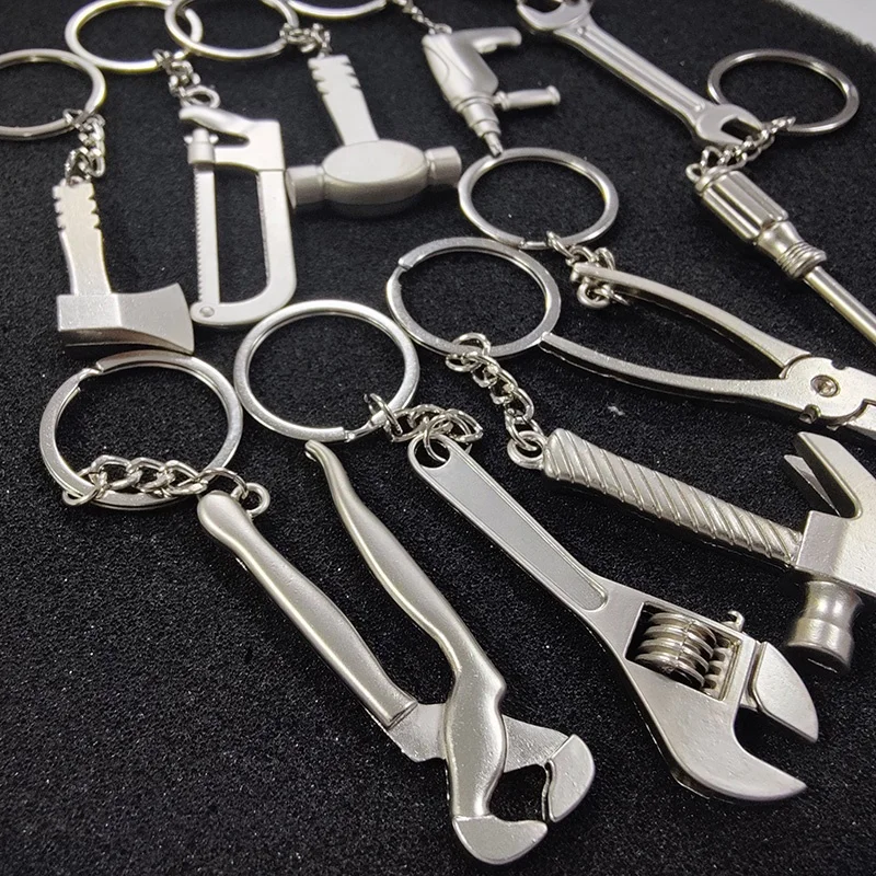 Creative Mini Ironing Simulation Tool Key Ring Keyring Key Chain Unique Gift 
