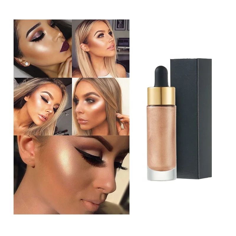 glitter highlighter makeup