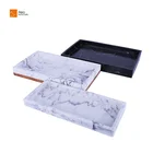 Tray Marble Tray 2018 Factory Price Hot Sale Rectangular Polyresin Marble Finish Amenity Tray Small Tray For Towel