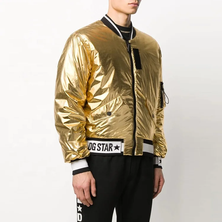 shining bomber jacket