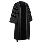 High School School Phd Graduation Gown China Factory High Quality School Uniform PHD Graduation Gown