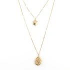 Necklace Double Layer Locket Pendant Necklace For Women