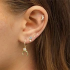 Earrings CANNER Factory Piercing Jewelry Wholesale 925 Sterling Silver Stud Zircon Earrings For Women