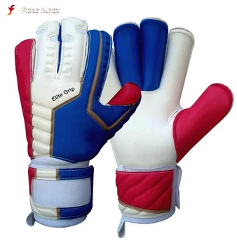 High Quality Custom Made Goalkeeper Gloves for football and soccer training in roll finger cut wholesale manufacturer supplier
