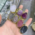 Druzy Ring Rings Adjust Ring Natural Crystal Quartz Adjustable Druzy Ring