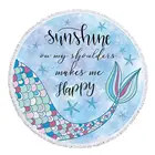 Microfiber Towel Sample Free Custom Microfiber Round Beach Towel With Your Logo