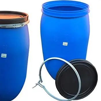 Buy L Hdpe Blue Open Top Plastic Drum Product On