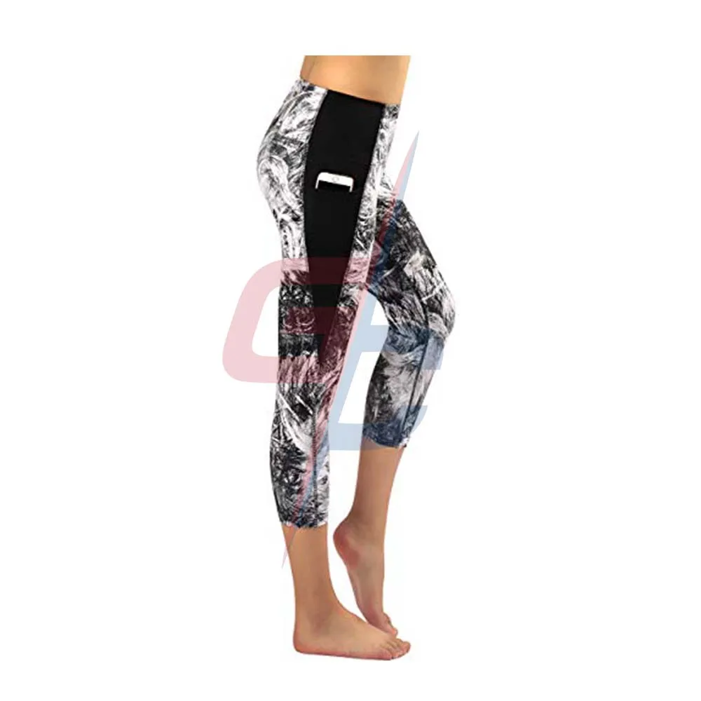 womens capri workout pants with pockets