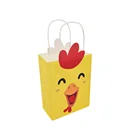 Paper Bag Trendy White Color Craft Paper Shopping Bag For Children