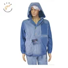 Jacket MEN'S DENIM JACKET WITH HOODIE AND FASHION WASHING