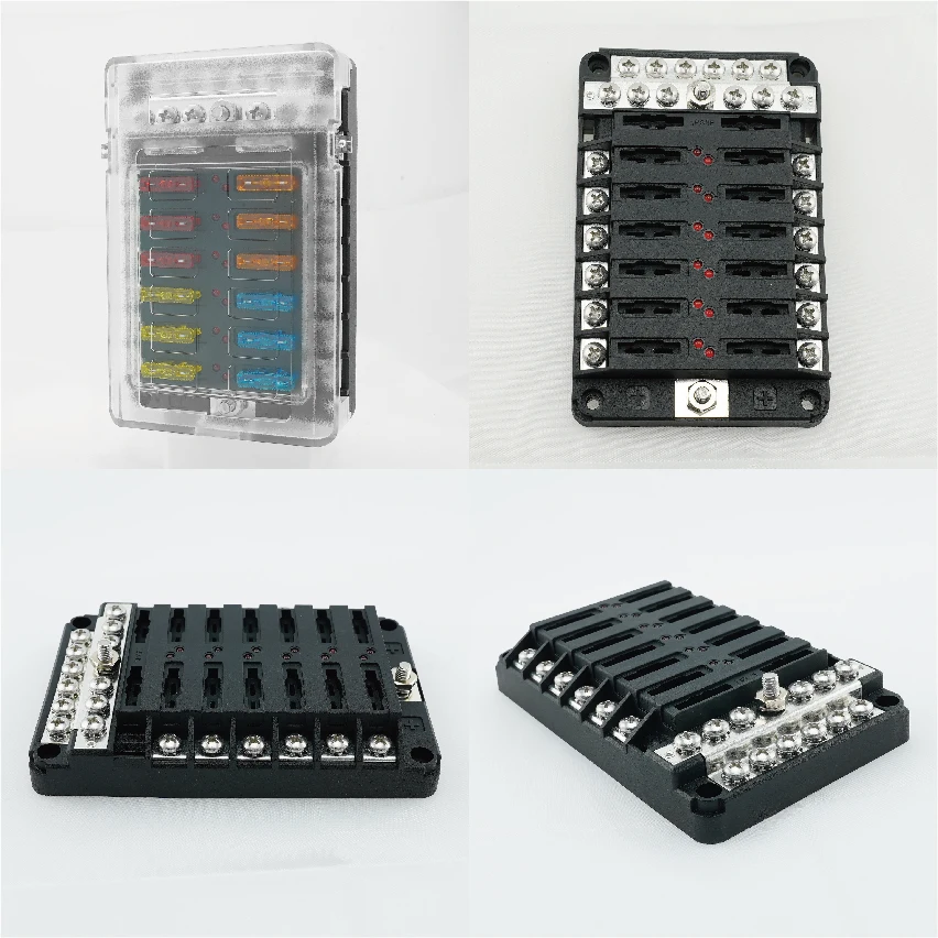 Yis Marine Custom Fuse Box Blade Atc Block Standard Holder With Terminals Boat Auto Led Modular