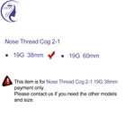 Thread Nose Thread 19g 39mm Blunt Cannula Facial Hilos Tensores Surgery Pdo Thread Lifting