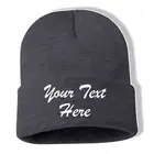 Gift Custom Embroidered Cuffed Beanie Hat Gift Winter Beanie For Men Women Custom Personalized