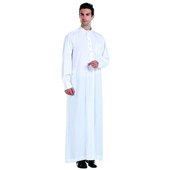 Muslim Dress Men Islamic Clothing Men's Arab Robe Thobe