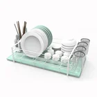 Rack Custom Smart Corner Kitchenware Black Dish Rack With Tray