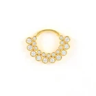 Piercing CANNER S925 Silver 18k Gold Ladies Jewelry Fashion Flower Zircon Piercing Stud Earrings For Party