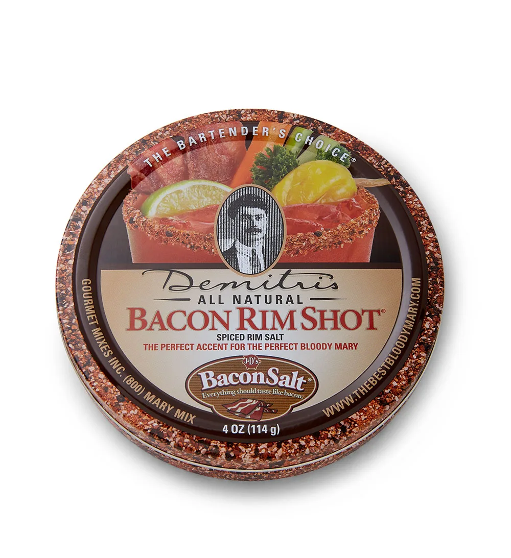 Delicious Demitri's Bacon RimShot Tin