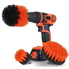 Cleaning Glass Cleaner Brush Automotive Cleaning Drill Brush Kit Glass Upholstery Seats Window Wheel Carpet Cleaner