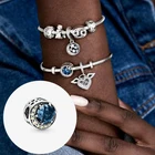 Silver Beads Wholesale Charm Silver 925 Bracelet Accessories Happy House Dog Mom Love Heart DIY Beads