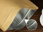 Tea Tea Bag Bags Eco-Friendly Laminated Ziplock Stand Up Kraft Paper Food Bag For Coffee Tea Nuts