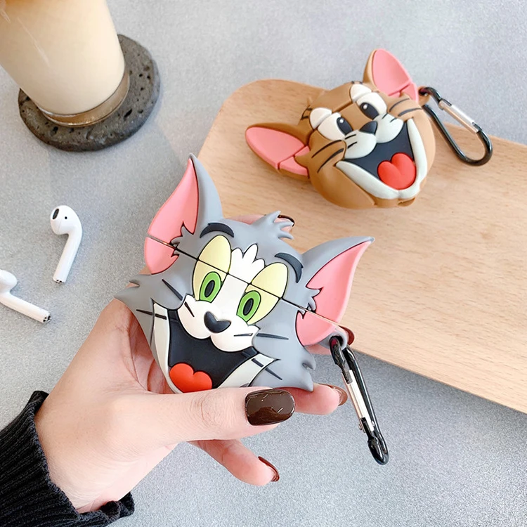 Tom Cat For Airpod Case Silicone For 