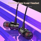 3.5mm Earphones Wired High Competitive Metal Bass Music Sport 3.5mm Jack Mobile Wire Earphone Waterproof