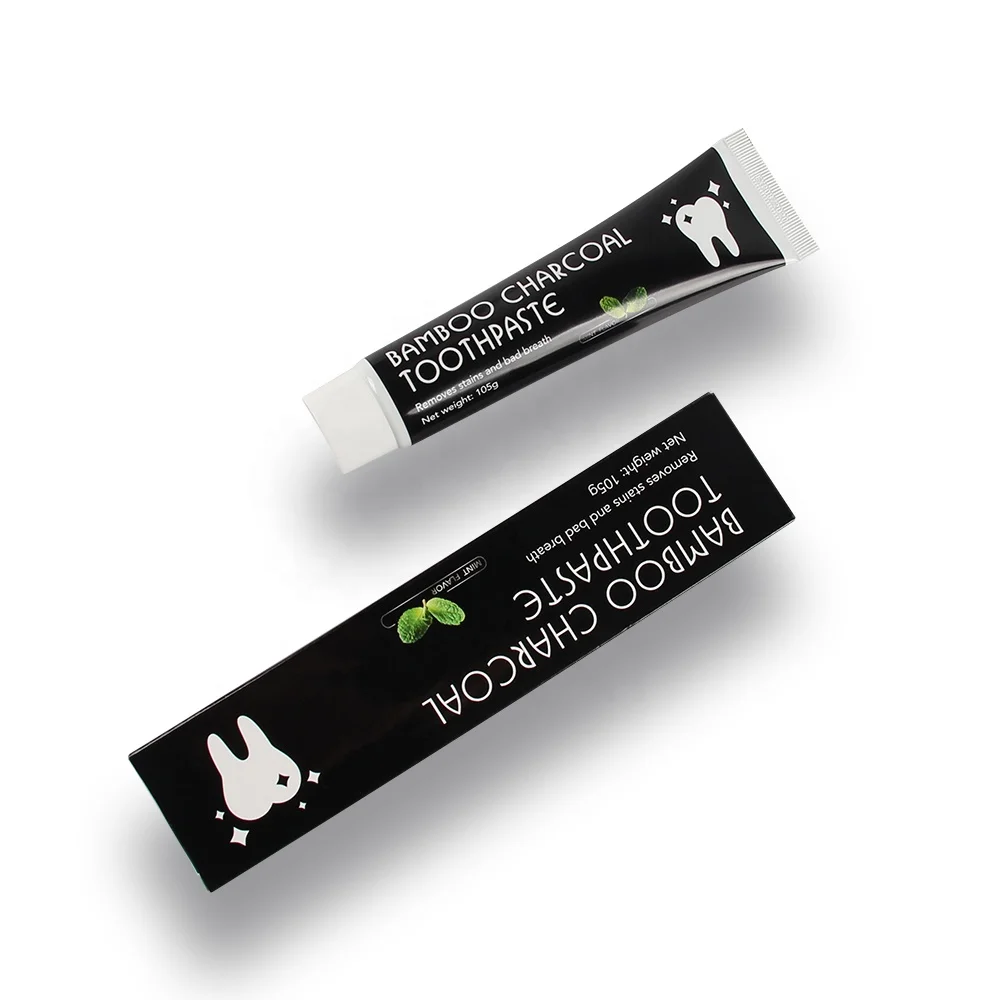 black organic toothpaste