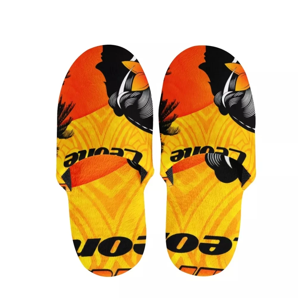 custom velvet slippers